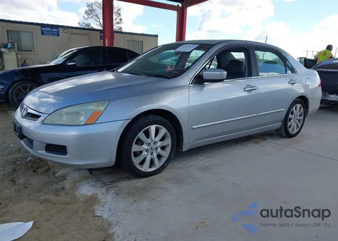 2007 Honda Accord 3.0 Ex из США, поврежденный, VIN 1HGCM66557A104609